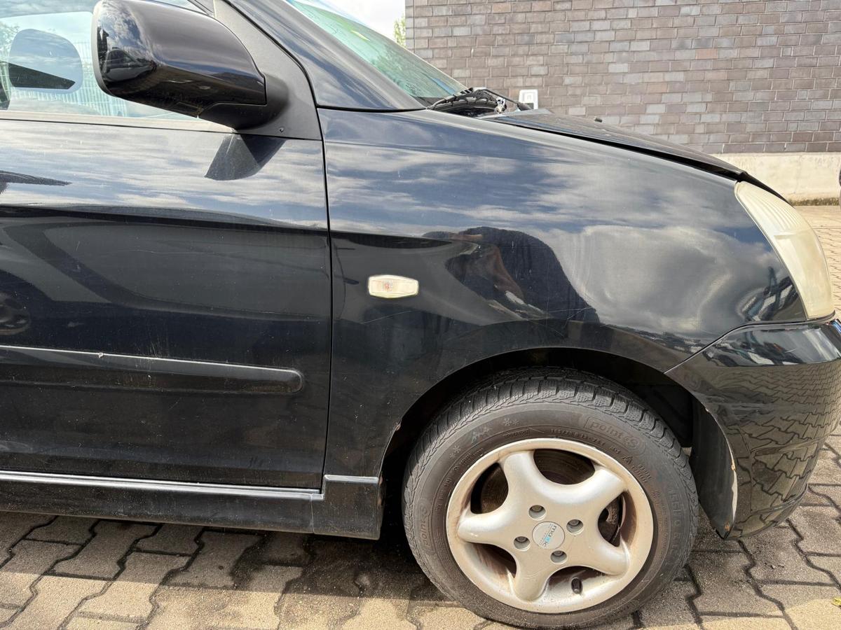 Kia Picanto BA original Kotflügel rechts Z1 Galaxy Black Vorfacelift BJ04